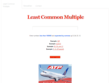 Tablet Screenshot of leastcommonmultiple.net